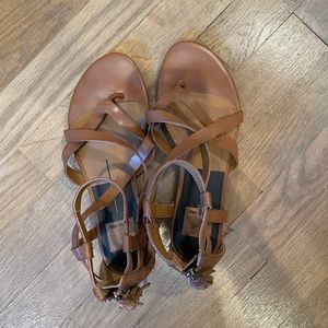 Dolce Vita Tan Criss Cross Sandals